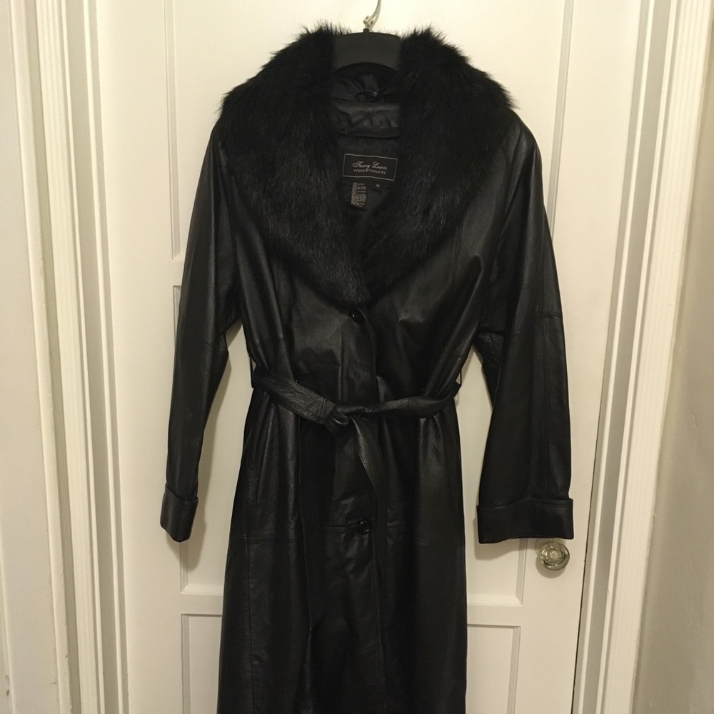 Terry Lewis Leather Coat